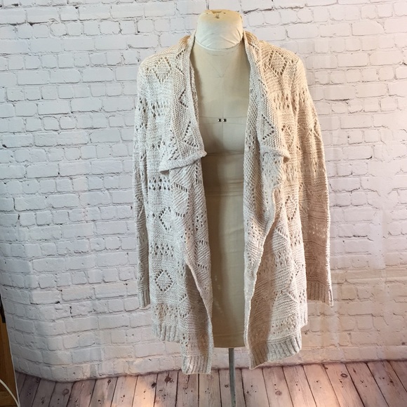 INC International Concepts Sweaters - INC International Concepts Cream Cardigan